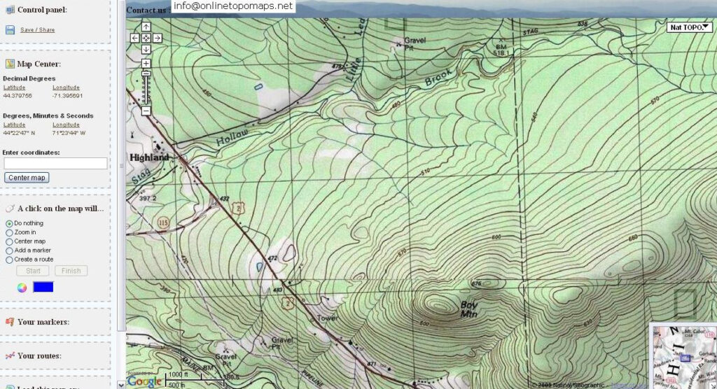 Free Topographic Maps And How To Read A Topographic Map Adams Printable Map