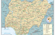 Full Political Map Of Nigeria Nigeria Full Political Map Vidiani