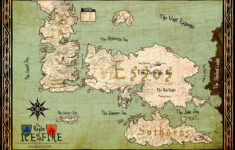 Game Of Thrones 11 quot X 15 quot Map Collector 39 s Poster Print T5 B2G1F