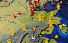 Game Of Thrones Map Game Board A Battle For Westeros Etsy