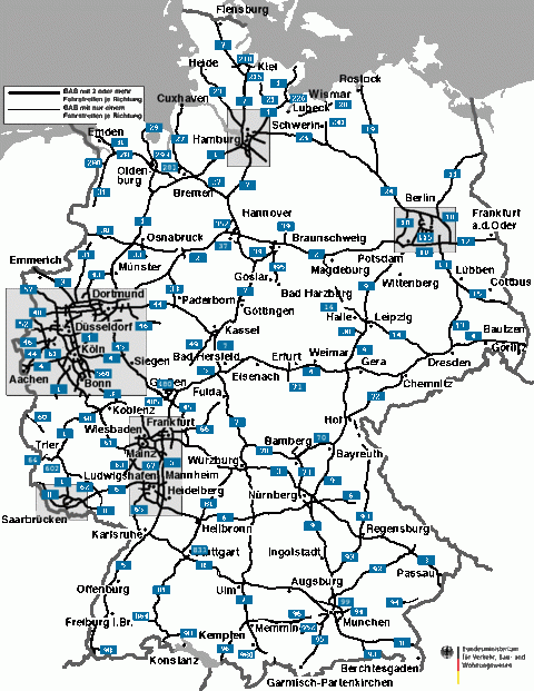 Germany Road Map