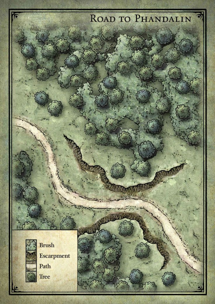 Goblin Ambush Map Lost Mine Of Phandelver Lost Mines Of Phandelver 