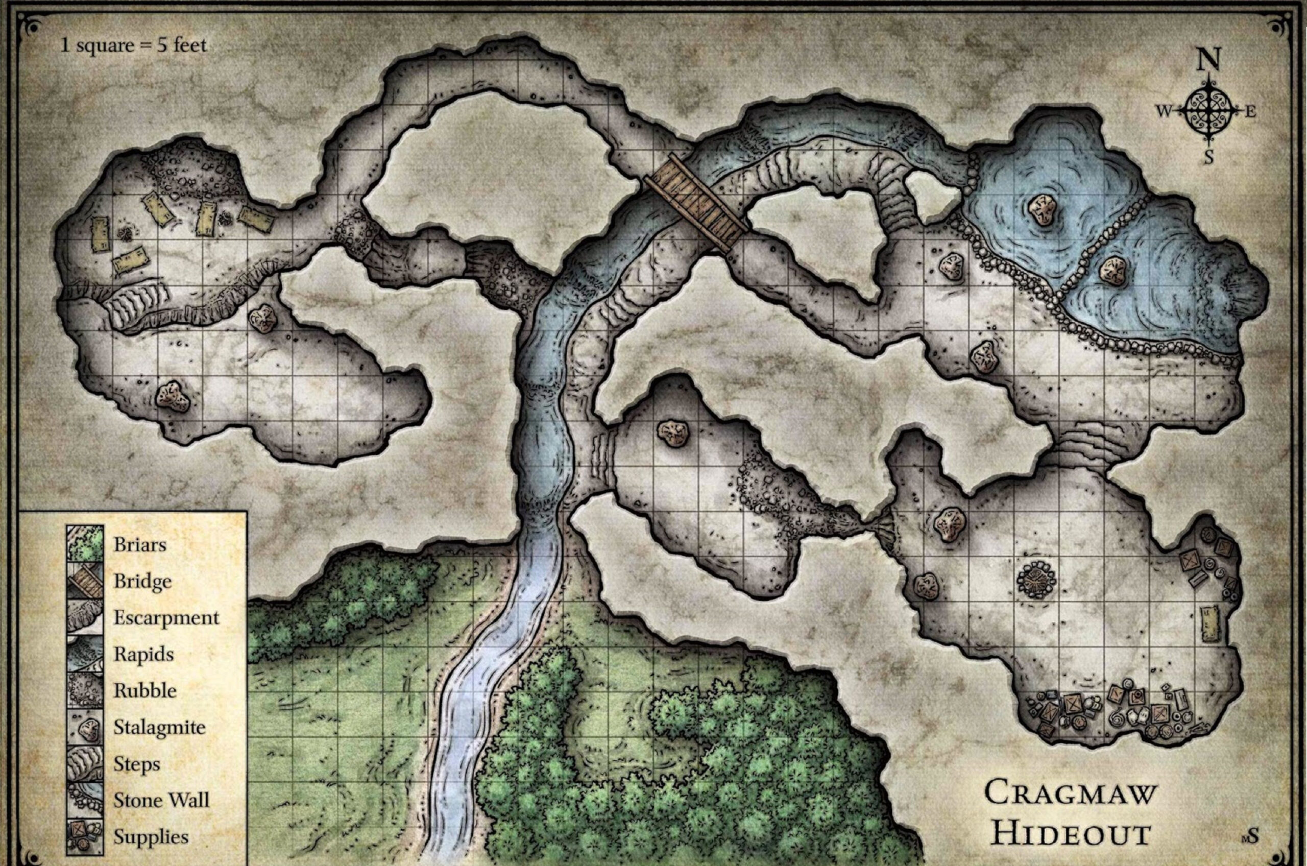 Goblin Barlang Fantasy Map Adventure Map Lost Mines Of Phandelver