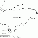 Honduras Map Coloring Page