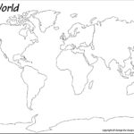 Image Result For Black And White Map Of The World Pdf With Images
