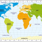 Image Result For Map Of World Showing Continents Continents