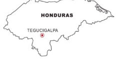 Images And Places Pictures And Info Honduras Map To Color