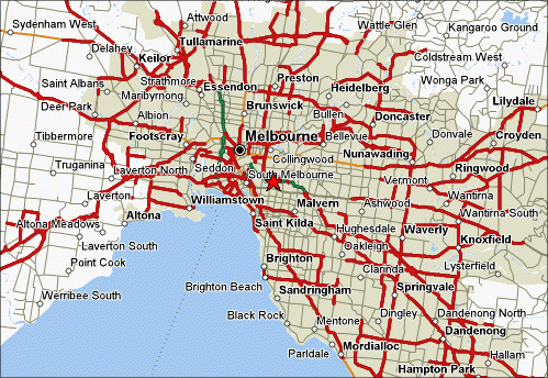 Images And Places Pictures And Info Melbourne Map Suburbs