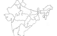 India Blank Political Map India Map Blank Political Southern Asia