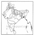 India Map Outline A4 Size Map Of India With States India Map With