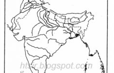 India Map Outline A4 Size Map Of India With States India Map With