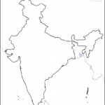 India Outline Map A4 Size Printable Printable Maps