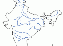 India River Map Outline Download