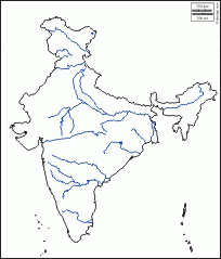 India River Map Outline Download