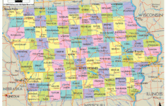 Iowa Map TravelsFinders Com