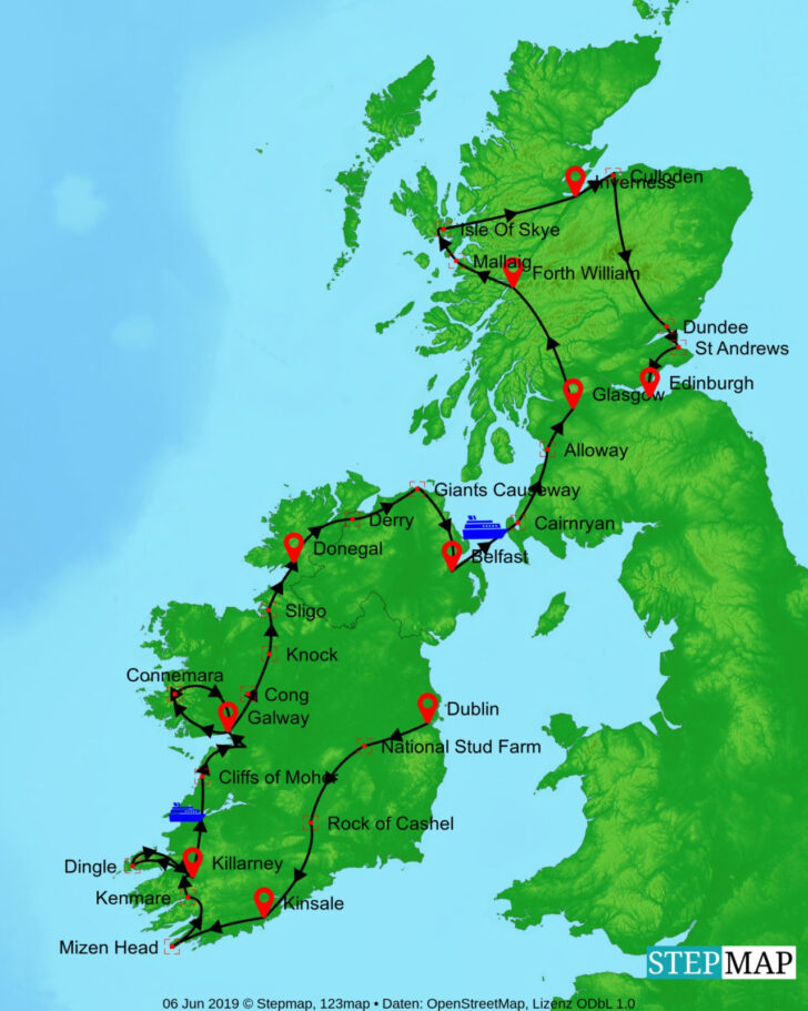 Map Of Ireland And Scotland Pdf