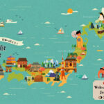 Japan Map Of Major Sights And Attractions OrangeSmile