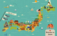 Japan Map Of Major Sights And Attractions OrangeSmile