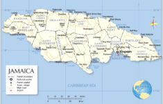 labeled map of jamaica world map blank and printable Labeled Map Of Jamaica World Map Blank And Printable