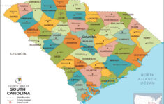 Labeled Map Of South Carolina With Cities World Map Blank And Printable