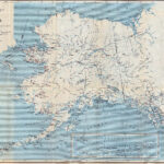 Laminated Map Large Detailed Old Map Of Alaska 1917 Poster 20 X 30
