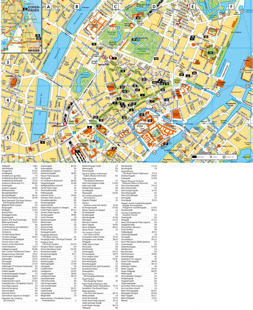 Large Copenhagen Maps For Free Download And Print High Resolution 