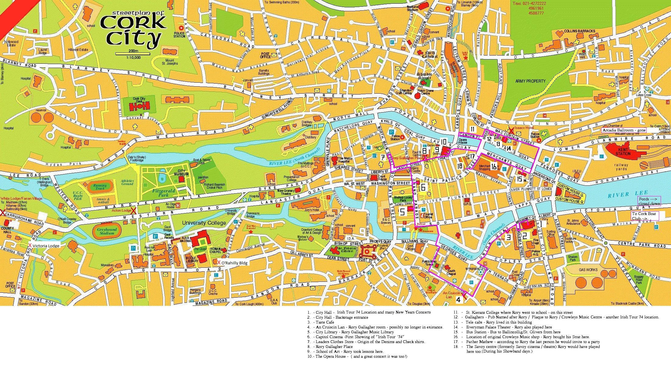 Large Cork City Maps For Free Download And Print High Resolution And 