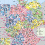 Large Detailed Administrative Map Of Germany With Roads And Cities