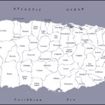 Large Detailed Administrative Map Of Puerto Rico Puerto Rico Large