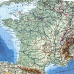 Large Detailed Map Of France With Cities Printable Road Map Of France