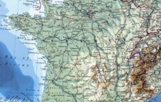 Large Detailed Map Of France With Cities Printable Road Map Of France