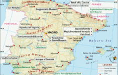 Large Detailed Map Of Spain With Cities And Towns With Printable Map Of