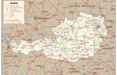 Large Detailed Political And Administrative Map Of Austria With