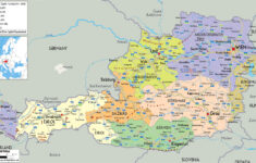 Large Detailed Political And Administrative Map Of Austria With All