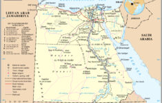 Large Detailed Political And Administrative Map Of Egypt With All