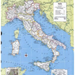 Large Detailed Political And Administrative Map Of Italy With Major