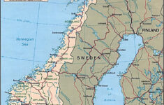 Large Detailed Political And Administrative Map Of Norway With Cities