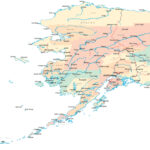 Large Detailed Road And Administrative Map Of Alaska Alaska Large