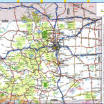 Large Detailed Roads And Highways Map Of Colorado State With All Cities