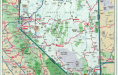 large detailed roads and highways map of nevada state with national Large Detailed Roads And Highways Map Of Nevada State With National