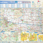 Large Detailed Roads And Highways Map Of South Dakota State With