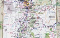 large detailed roads and highways map of utah state with all cities Large Detailed Roads And Highways Map Of Utah State With All Cities
