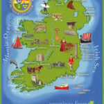 Large Detailed Tourist Illustrated Map Of Ireland Ireland Europe