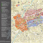 Large Detailed Tourist Map Of Edinburgh City Edinburgh City Large