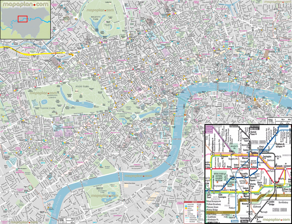 Large London Maps For Free Download And Print High Resolution And In 
