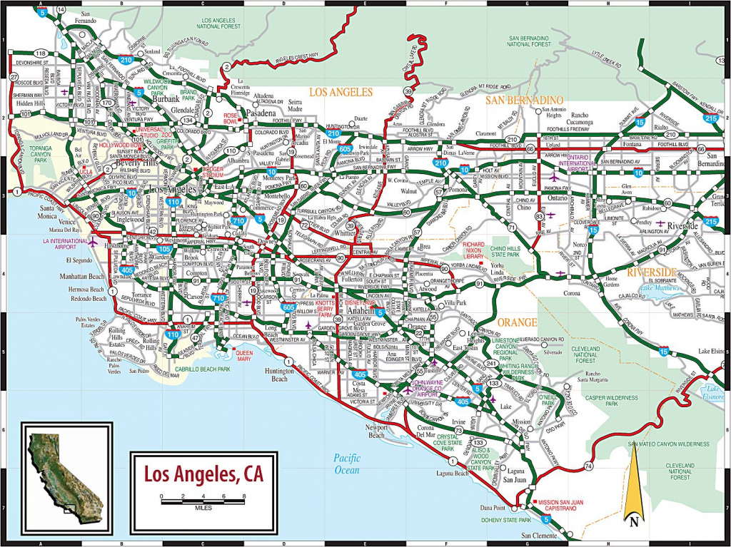 Large Los Angeles Maps For Free Download And Print High Resolution 