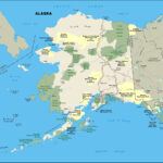 Large National Parks Map Of Alaska State Alaska State Large National