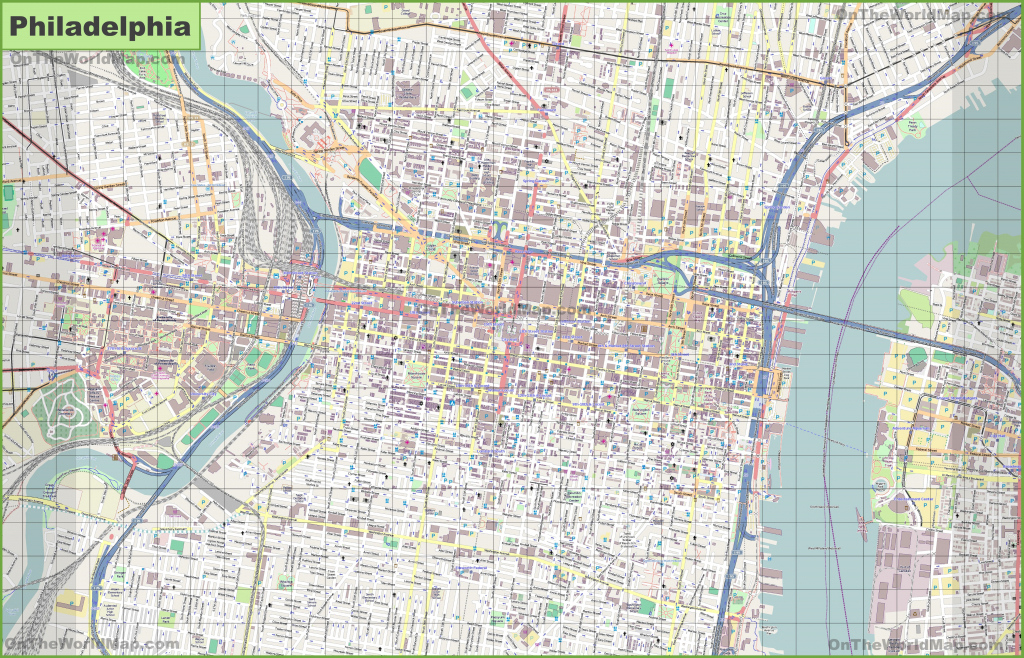 Large Philadelphia Maps For Free Download And Print High Inside 