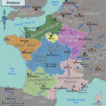 Large Political Map Of France France Large Political Map Vidiani