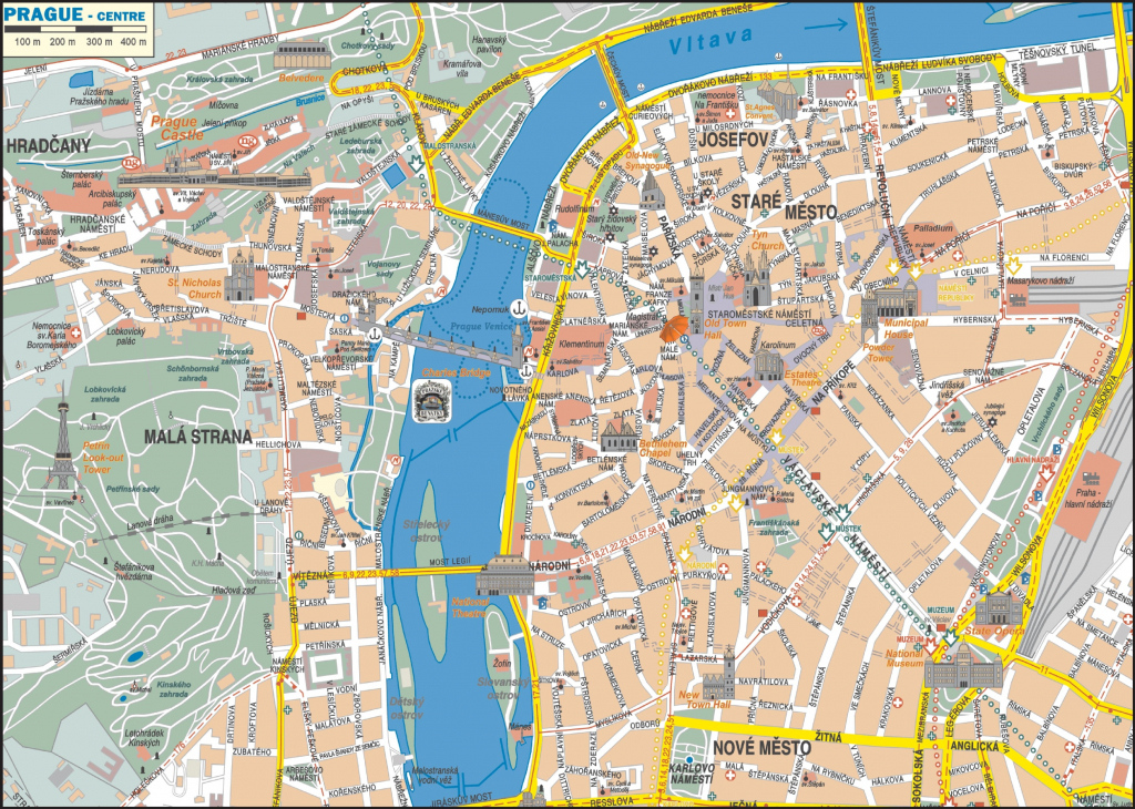 Large Prague Maps For Free Download And Print High Resolution And 